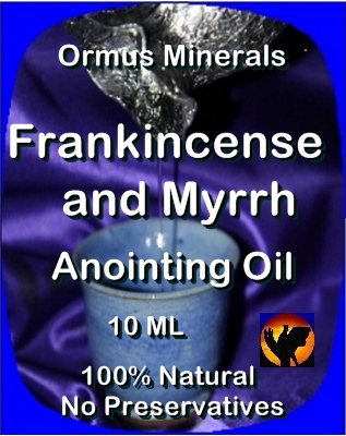 Ormus Minerals -ANOINTING OIL with FRANKINCENSE and MYRRH