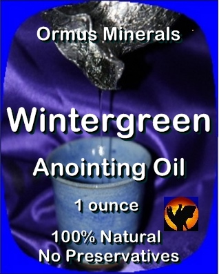 Ormus Minerals -Anointing Oil with Wintergreen