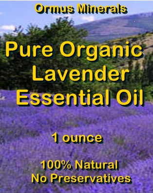 Ormus Minerals -PURE Organic Lavender Essential Oil